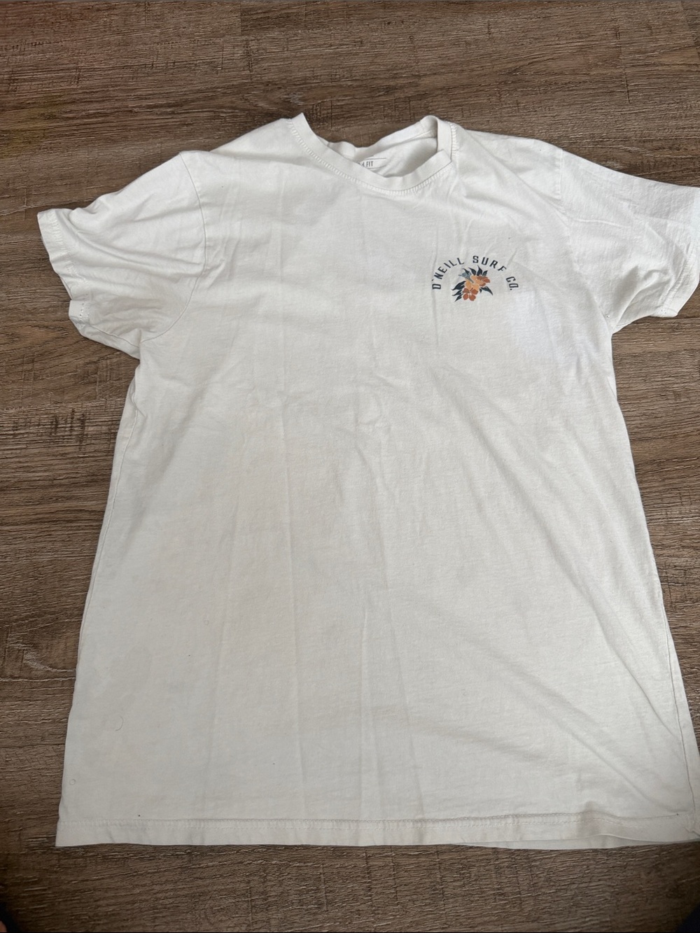 O'Neill White Short-Sleeve Surf Logo Tee